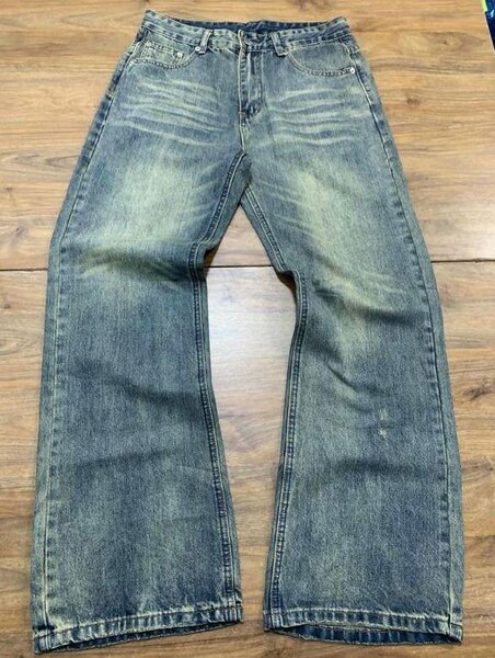 Jean évasé délavé vintage