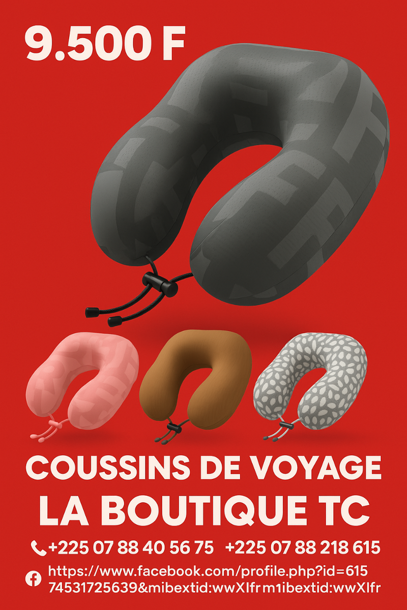 Oreiller de cou de voyage