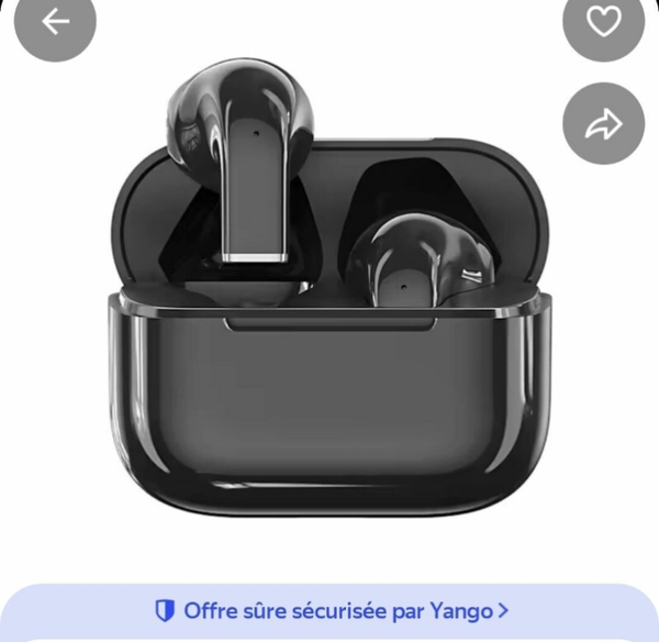 Écouteurs Bluetooth Noir