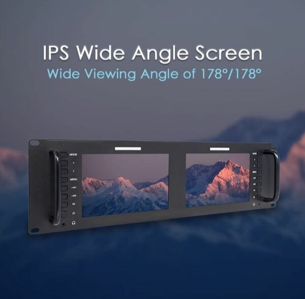 Moniteurs rack IPS 3RU léger