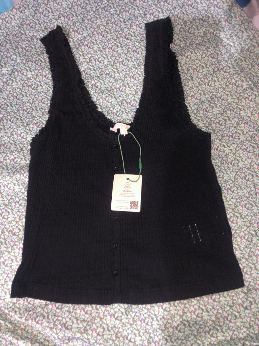 Débardeur en maille noir