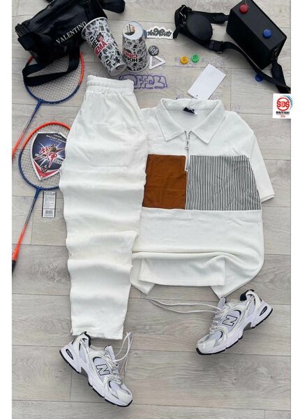 Ensemble de sport blanc tendance