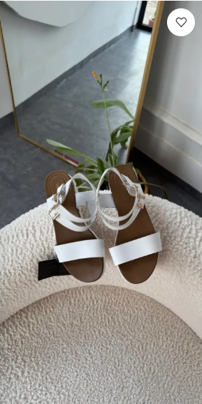 Isabella White Platform Sandals