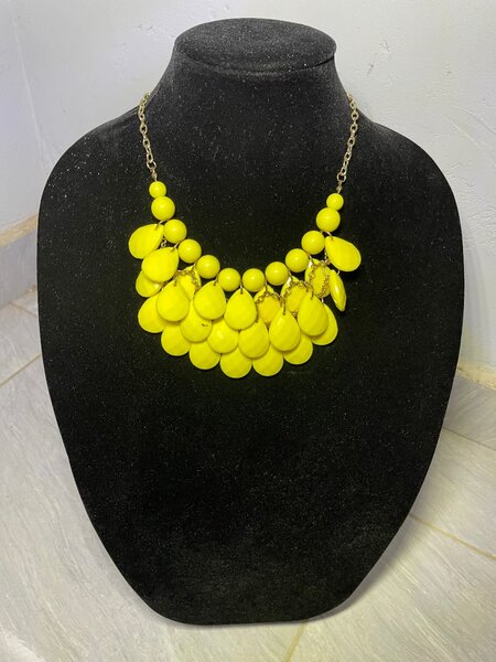 Neon Yellow Necklace