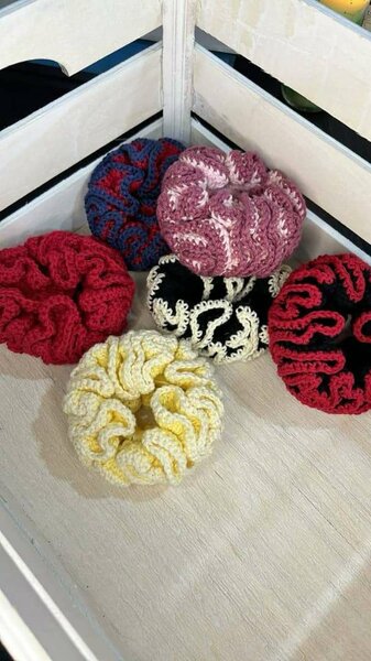 Ensemble de chouchous en laine