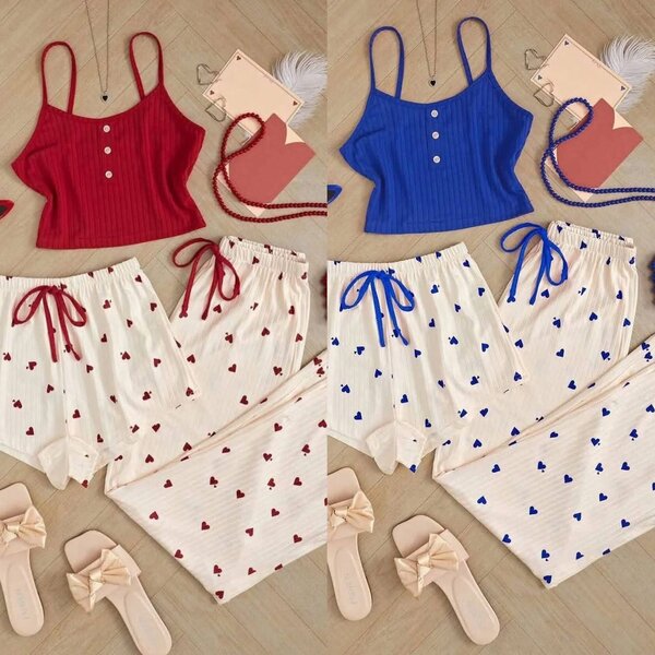 Pyjama court pour femmes