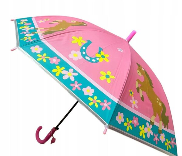Parapluie Enfant Cheval Rose