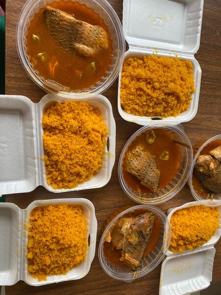 Attieke huile rouge soupe