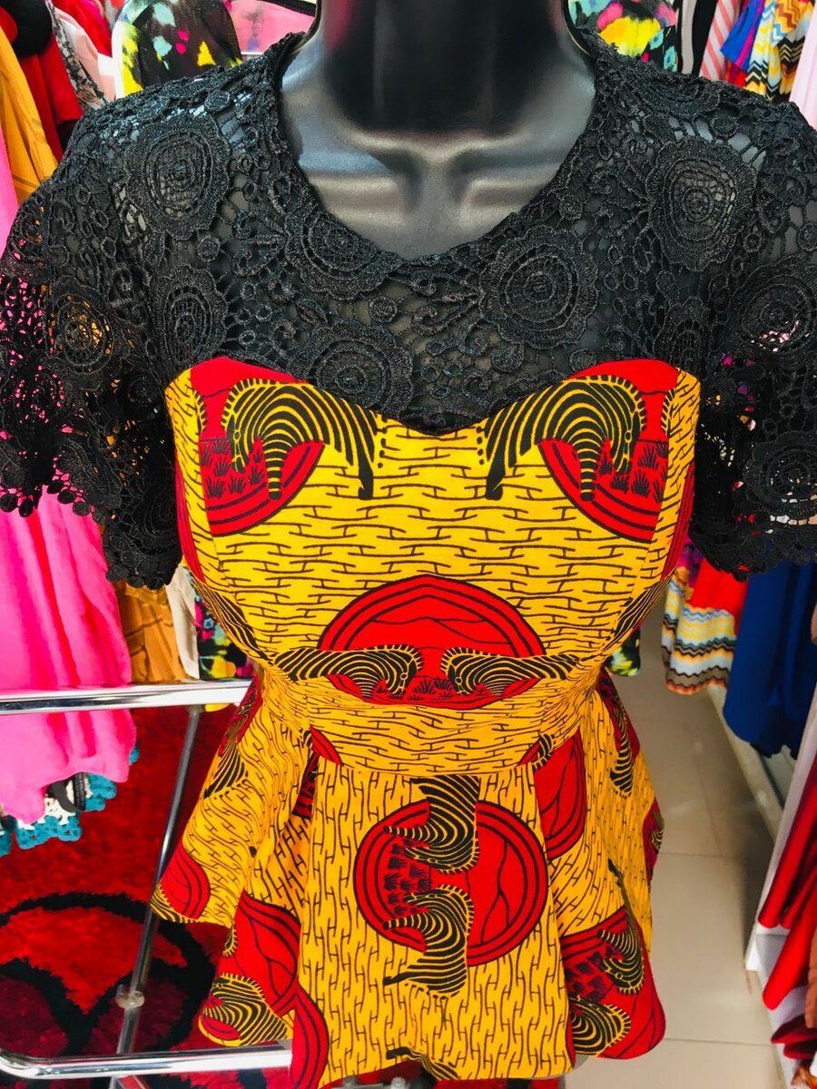African print top available in sizes