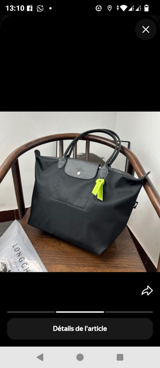 Sac à main pliable élégant