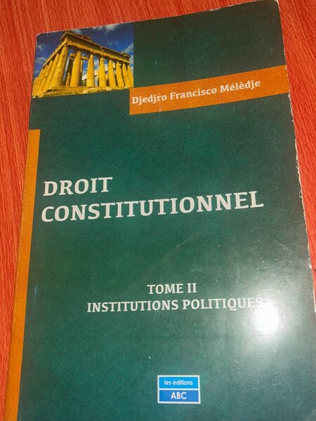 Droit Constitutionnel Tome II