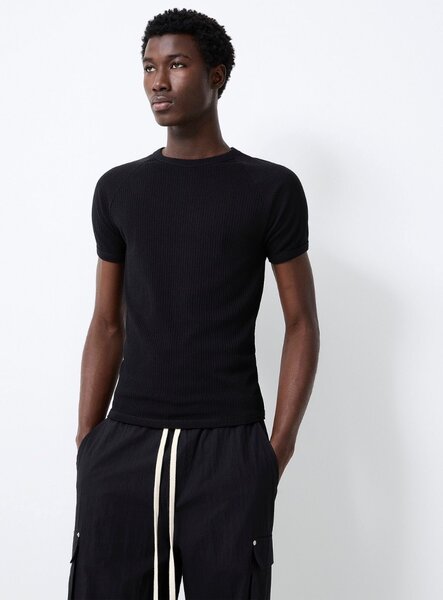 T-shirt noir homme classique