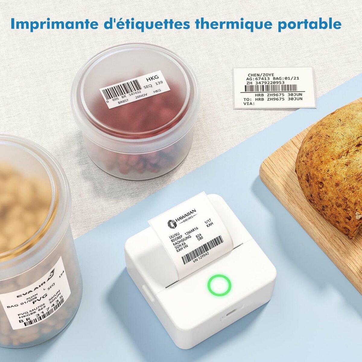 Mini Imprimante Portable Sans Fil