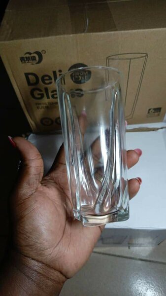 Verres à eau en cristal