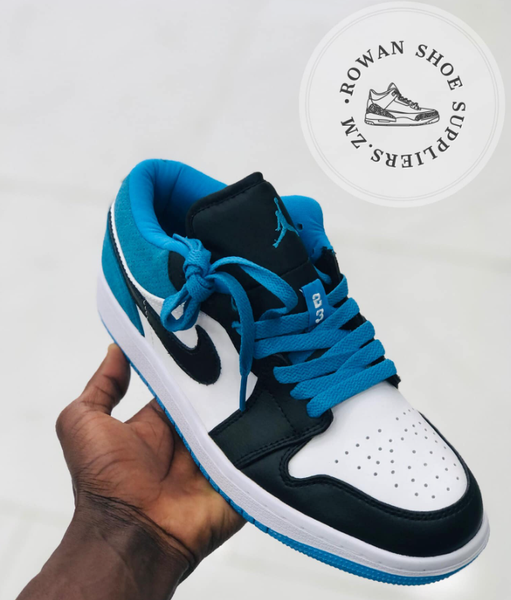 Jordan Air Jordan 1 sneakers in black and blue   Sizes:3-10