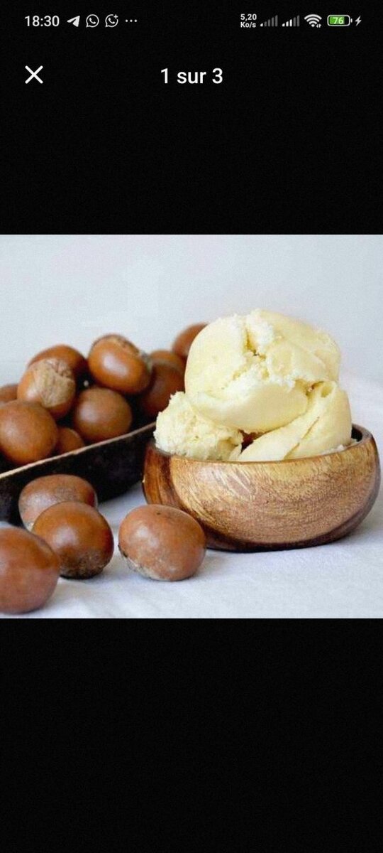 Beurre de Karité Brut Naturel