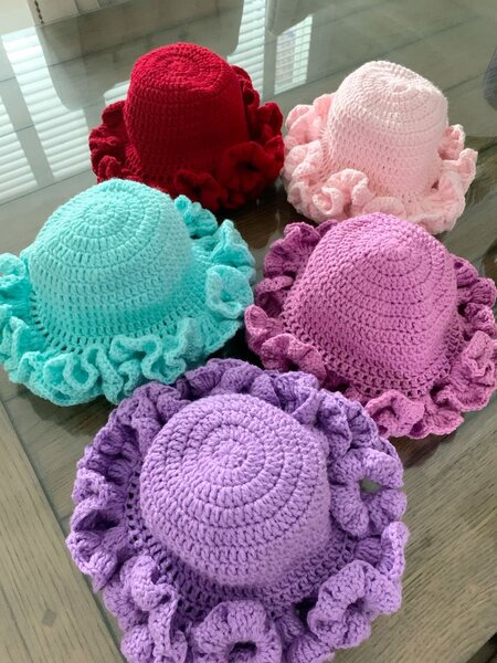 Handmade Crochet Sun Hat