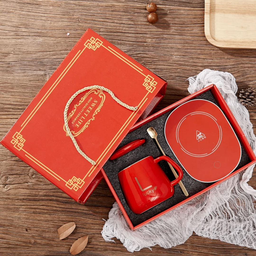 Tasse à café isotherme avec soucoupe