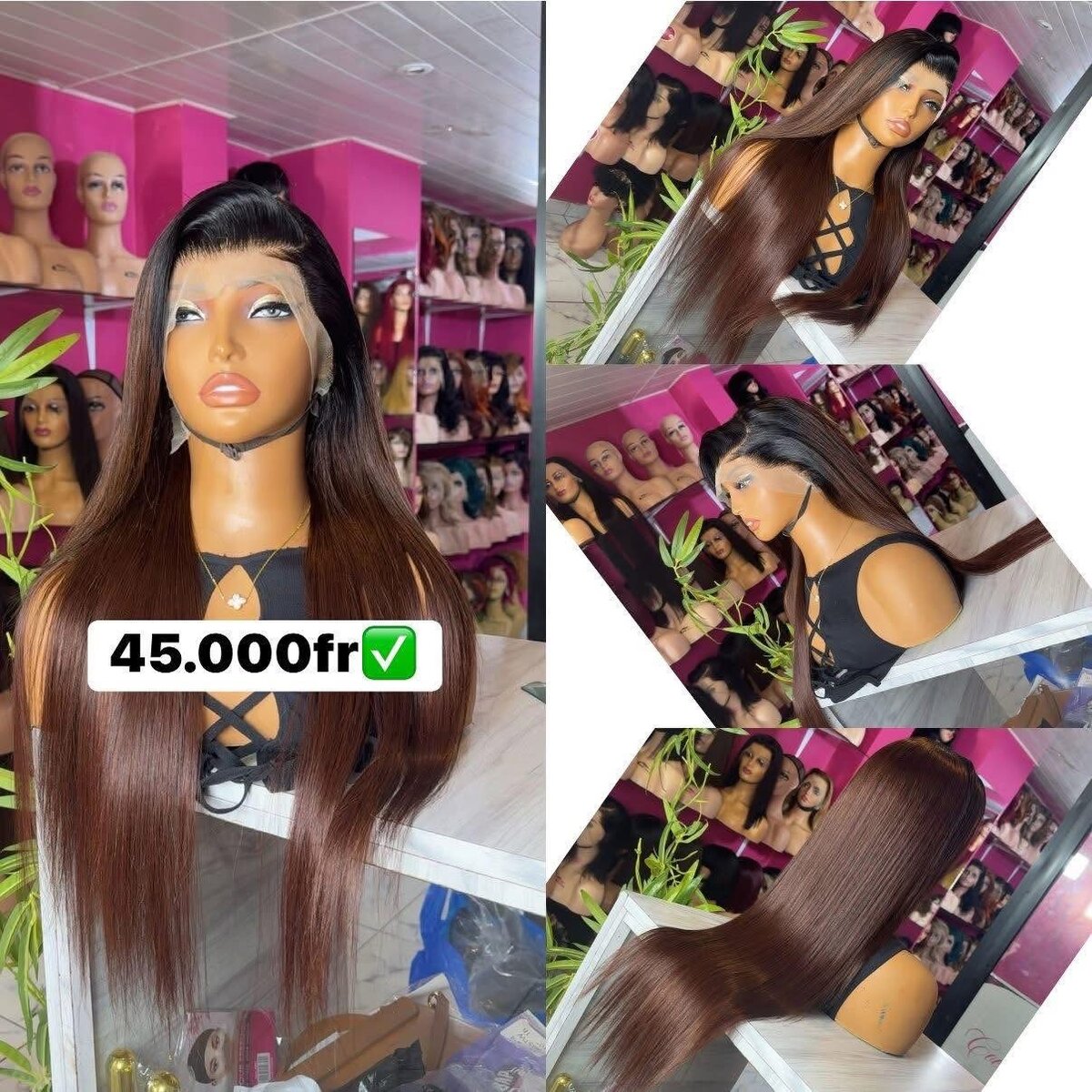 Perruque en Dentelle Naturelle