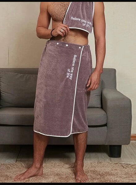 Paréo de bain pour homme