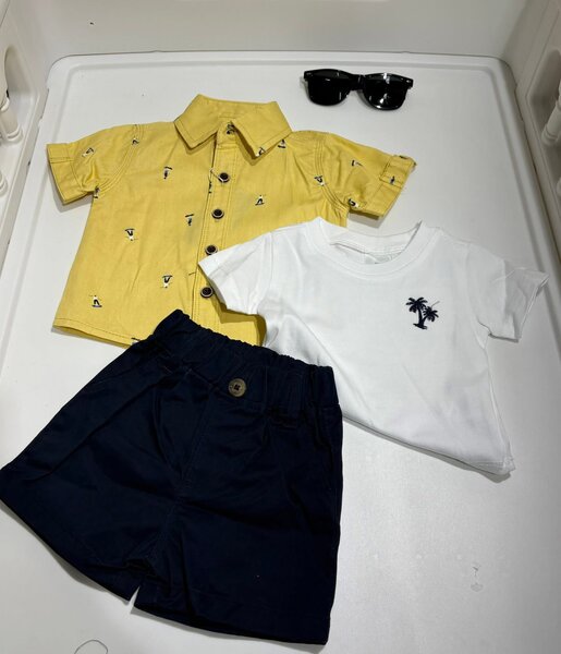 Ensemble d'été garçon 3 pièces