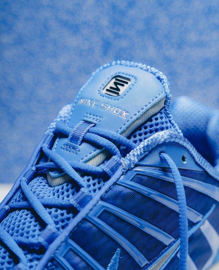 Baskets Nike Shox Bleu Homme