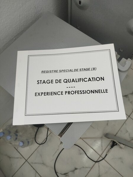 Registre de Stage Professionnel