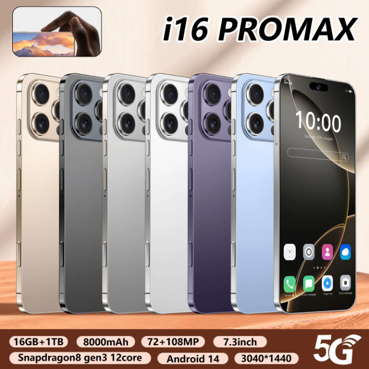 Smartphone i16 Pro Max 5G 16GB
