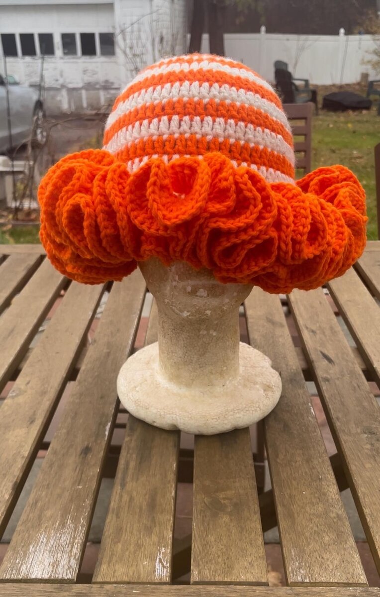 Chapeau bonnet crochet unique