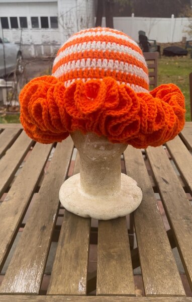 Chapeau bonnet crochet unique