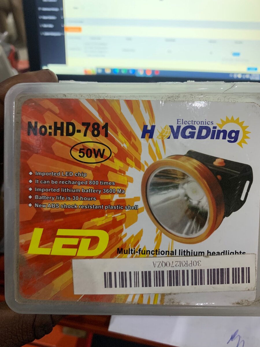 Rechargeable Headlamp Bright Hunting Light 50w