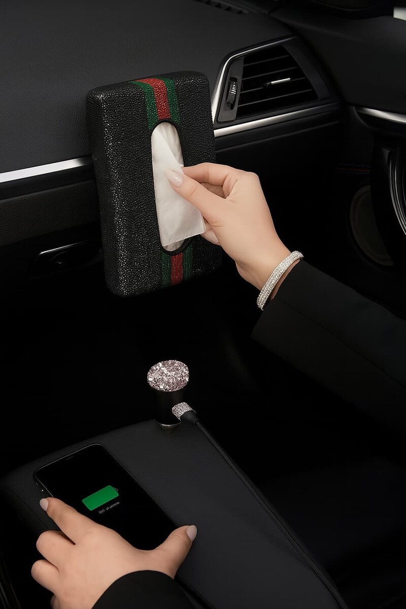 Ensemble d'accessoires auto luxe