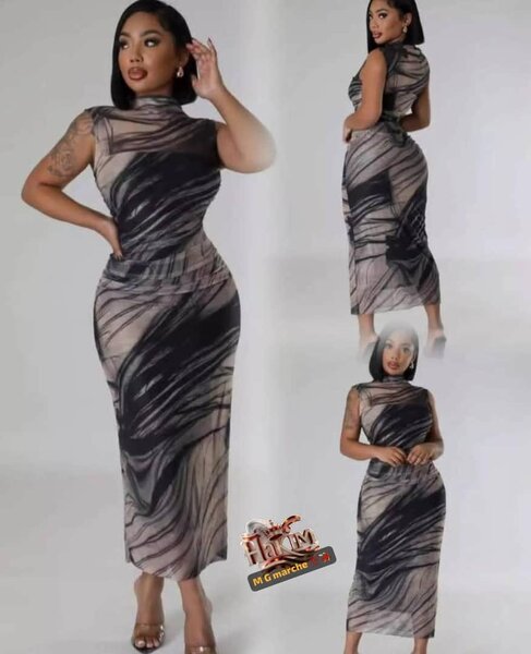 Robe longue élégante femme