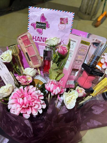 Bouquet de maquillage