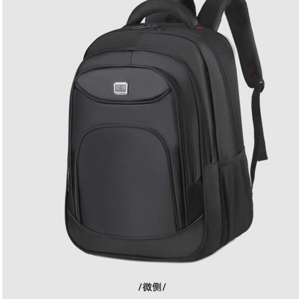 Big all black backpack