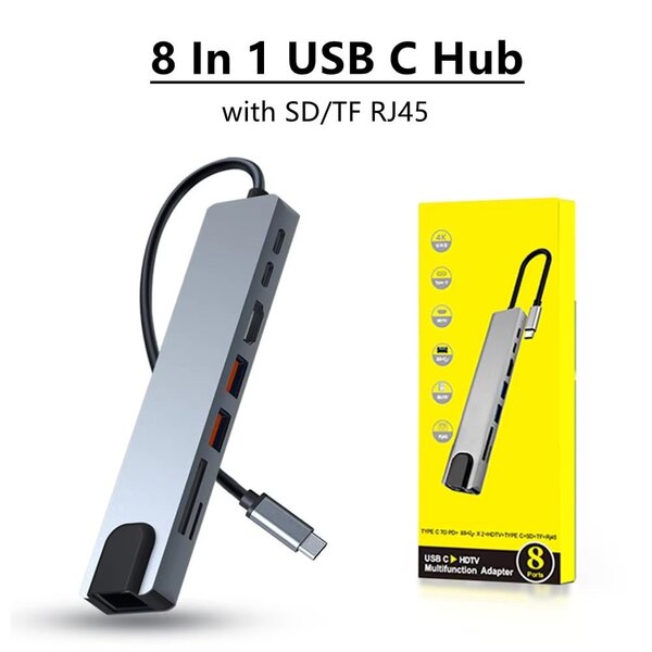 8 in 1 USB C  Hub