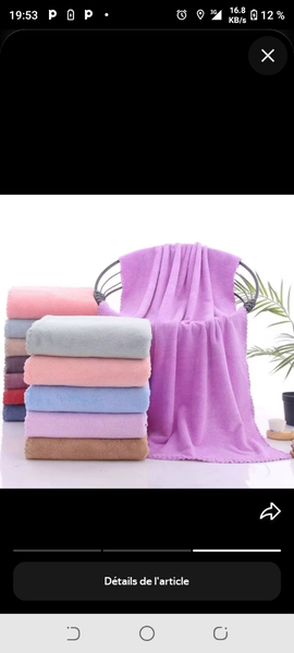 Serviette Douce Microfibre