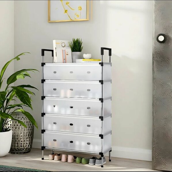 Étagère à chaussures 6 niveaux