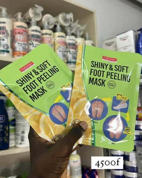 Masque exfoliant pieds