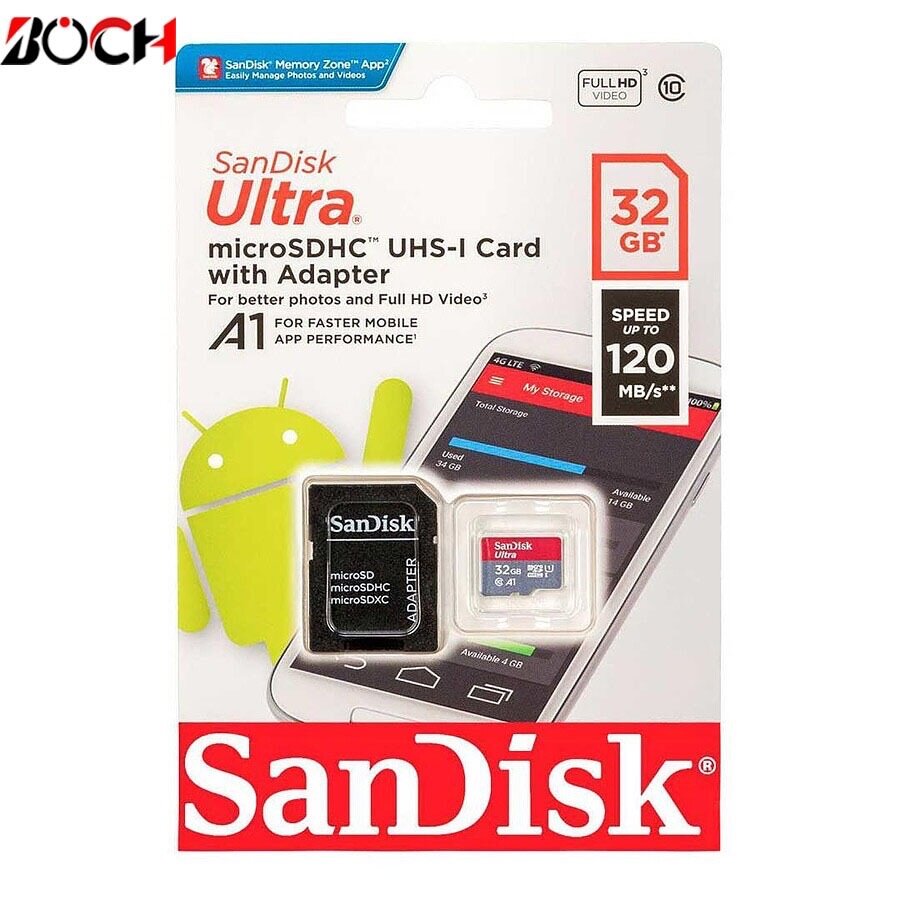 Carte microSDHC SanDisk Ultra 32 Go