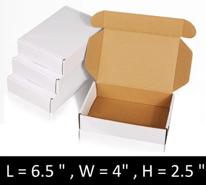 Shipping Boxes Size 6.5 * 4 * 2.5 Inch Bundle of 10 & 20 Box - Packing Material