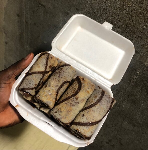Crêpes marbrées au chocolat