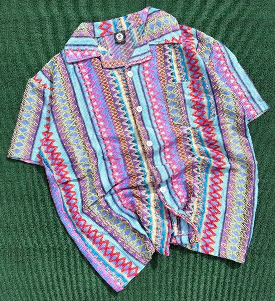 Chemise cachemire colorée