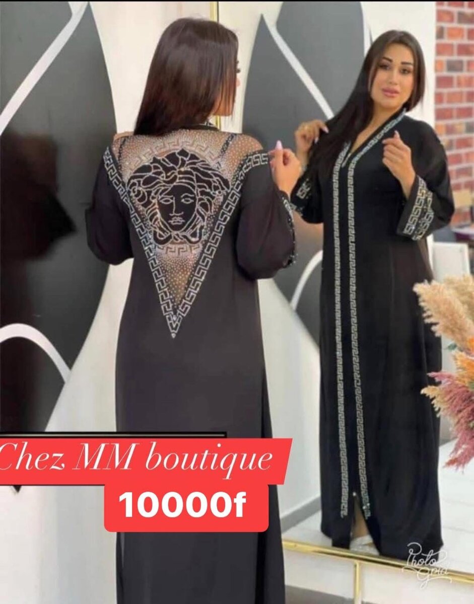 Abaya boubou avec Foulard