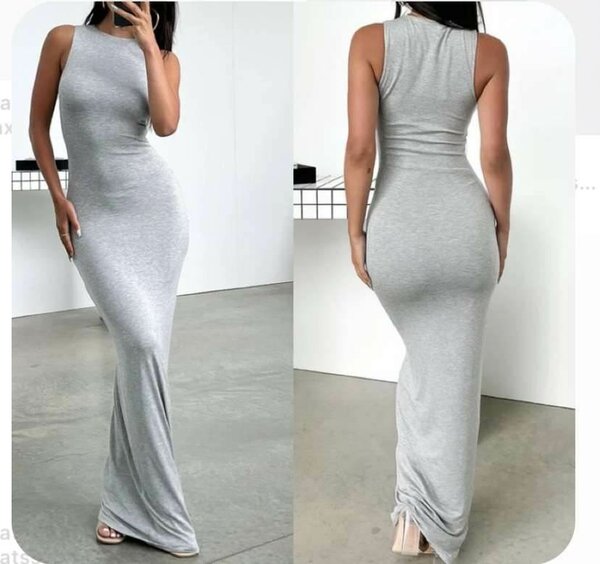 Halter neck maxi dress