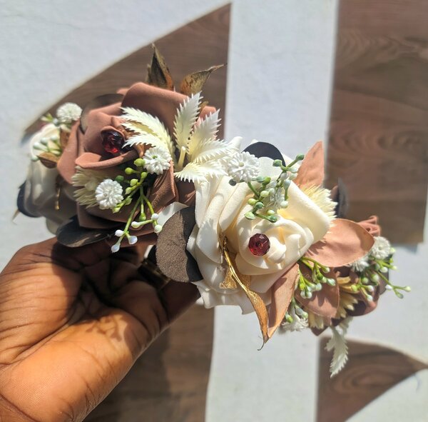 Couronne de fleurs élégante