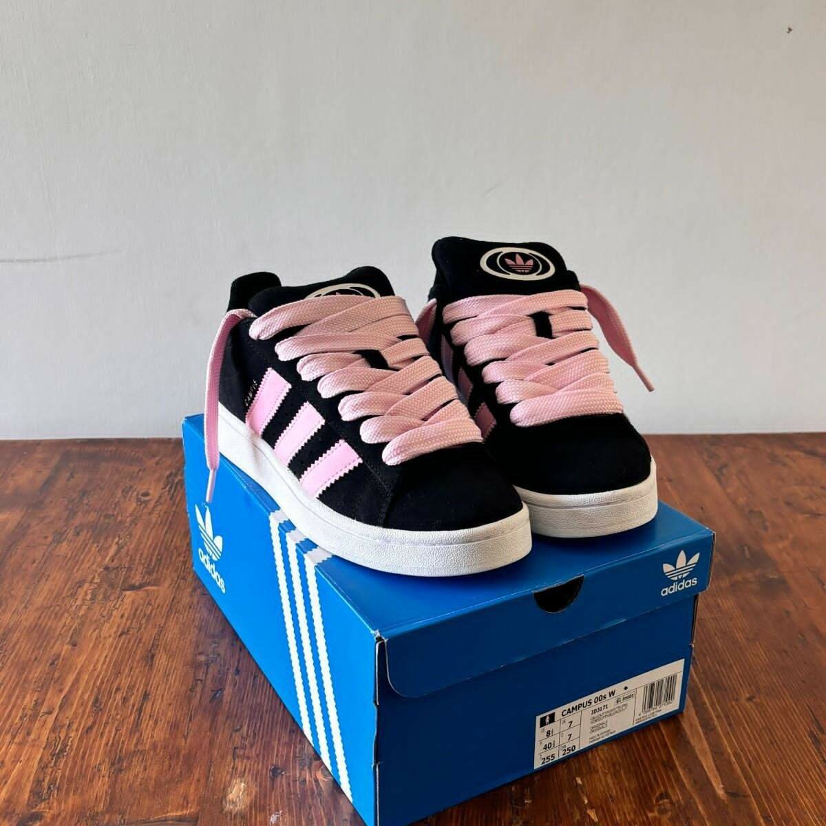 Adidas campus noir rose