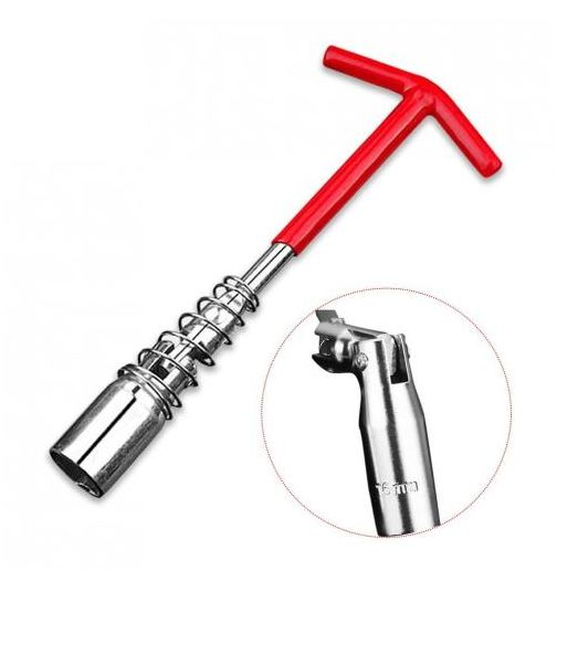 Douille Universelle Pour Bougie D'allumage Avec Poignée En T 16 Mm