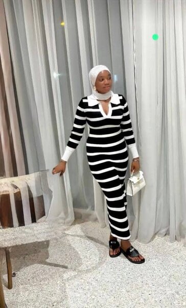 Robe rayée élégante