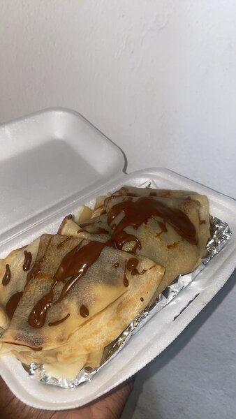 Délicieux crêpes au chocolat